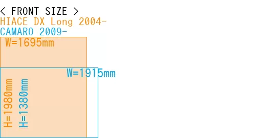 #HIACE DX Long 2004- + CAMARO 2009-